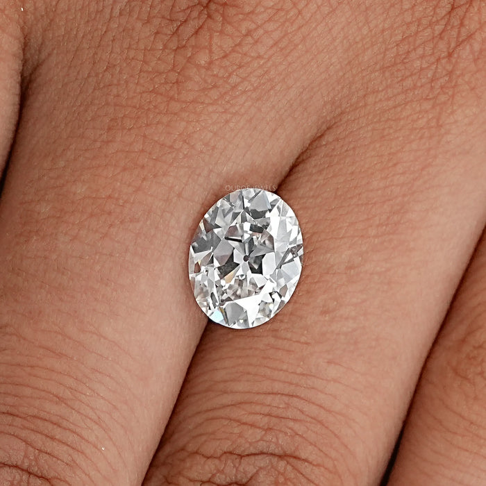Old Mine Oval Cut Lab Grown Diamond Loose