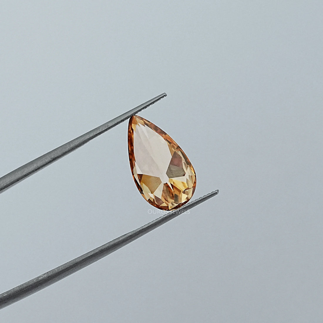 Champagne Old Mine Pear Lab Diamond Loose Loose