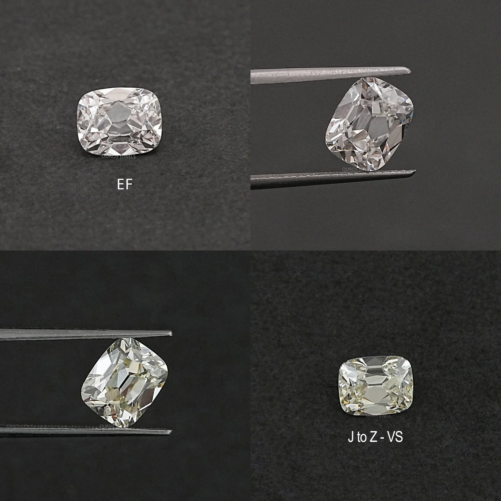Old Mine Cushion Cut Lab Grown Diamond