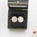Old European Round Cut Milgrain Stud Earrings Earring