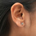 Olive Princess Lab Solitaire Stud Earrings Earring
