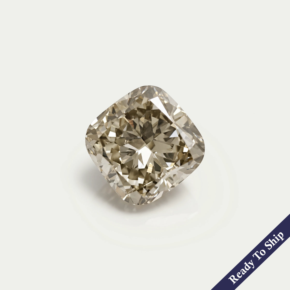 Olive Cushion Cut Loose Diamond Loose