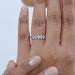 0.25 CT Oval Cut Lab Grown Diamond Eternity Band Rings