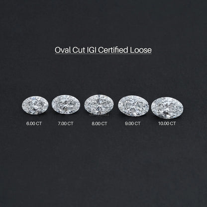 Oval Cut Lab Grown Certified Diamond Loose