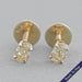 Yellow Oval lab Diamond Stud Earrings Earrings
