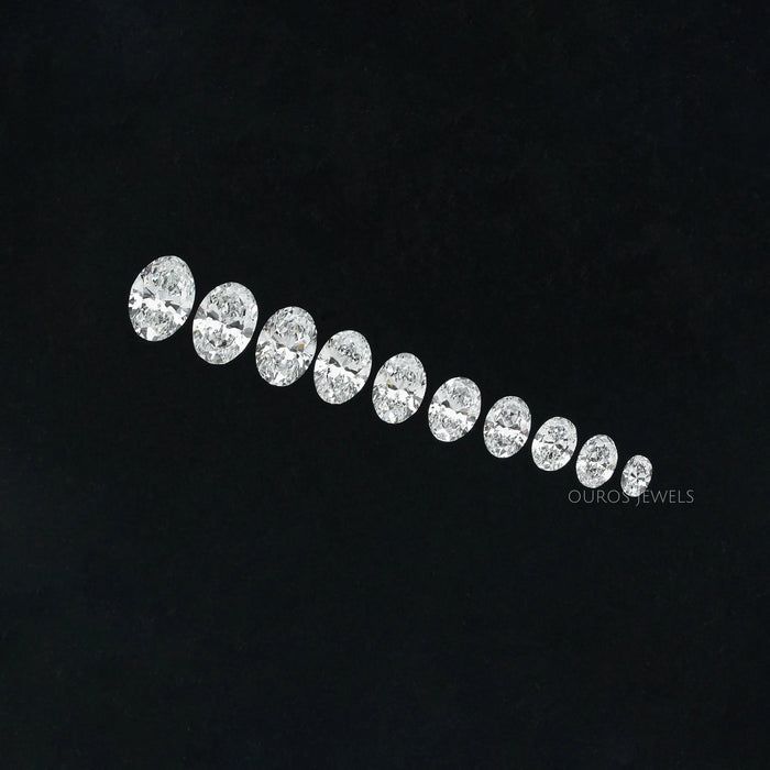 Brilliant Cut Oval Lab Grown Diamond Loose