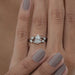 Infinity Pear Lab Diamond Engagement Ring Ring