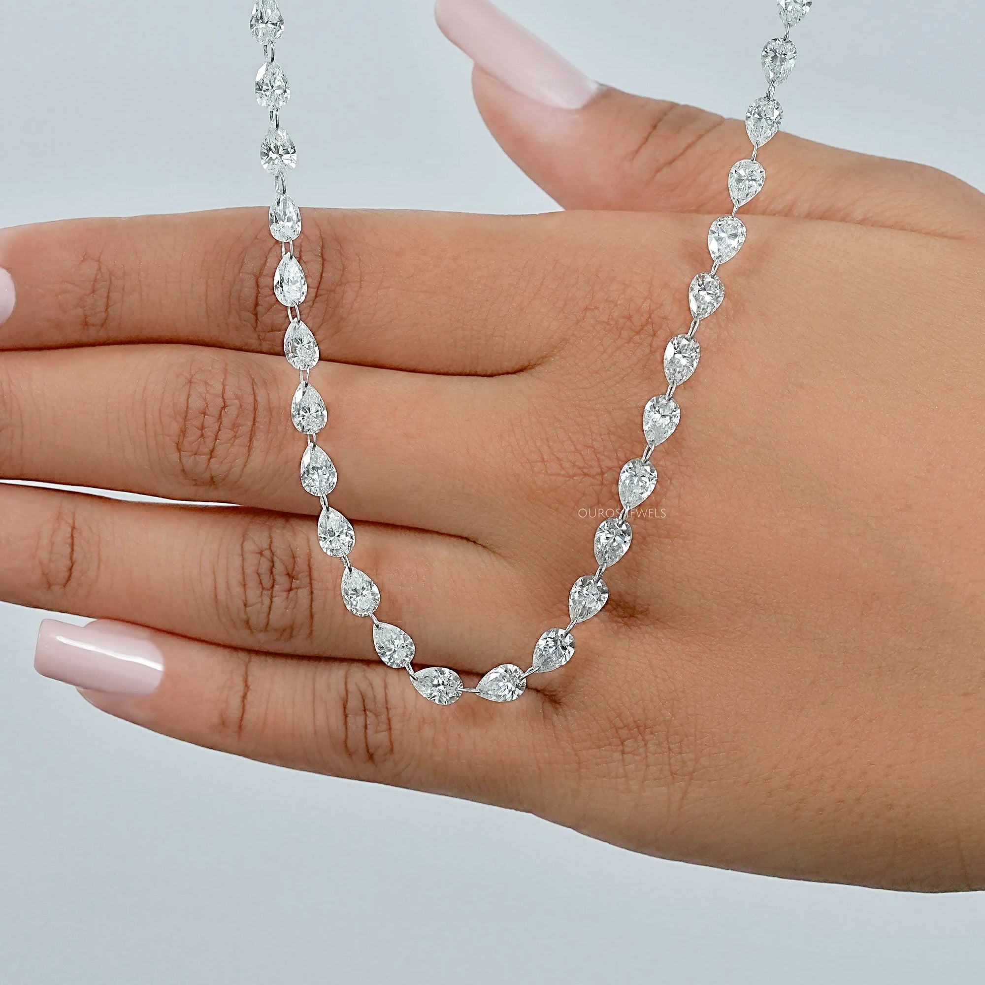 Drill Lab Diamond Tennis Necklace