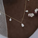 Pear Lab Grown Diamond Station Style Necklace Necklaces