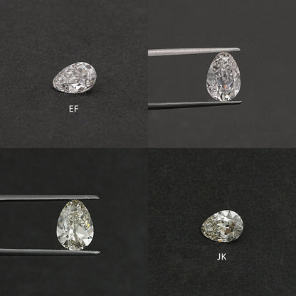 Old Mine Pear Cut Lab Grown Diamond Loose