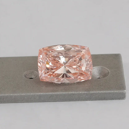 5.40 Carat Modified Pink Cushion Cut Lab Diamond Loose