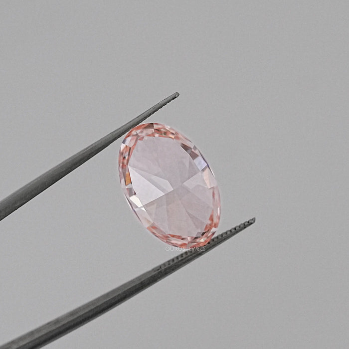 Fancy Intense Pink Oval Cut Lab Diamond Loose