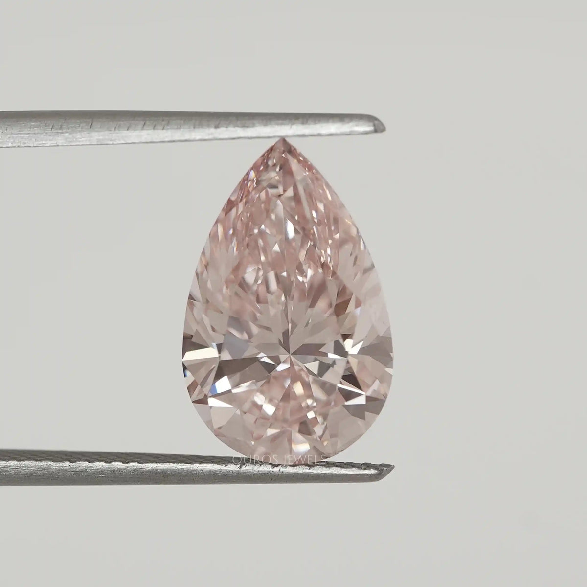 5.10 Carat Pear Cut Fancy Pink Lab Diamond Loose