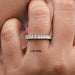 Princess Cut Lab Diamond Full Eternity Band Rings