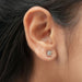 Olive Princess Lab Solitaire Stud Earrings Earring