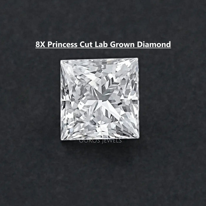 Princess 8X Cut Lab Diamond Loose Loose