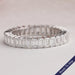 Emerald Cut Full Eternity Wedding Band