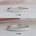 1.80 MM Round Cut Lab Diamond Eternity Wedding Band Ring