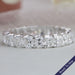 Old Mine Cushion Cut Eternity Wedding Band