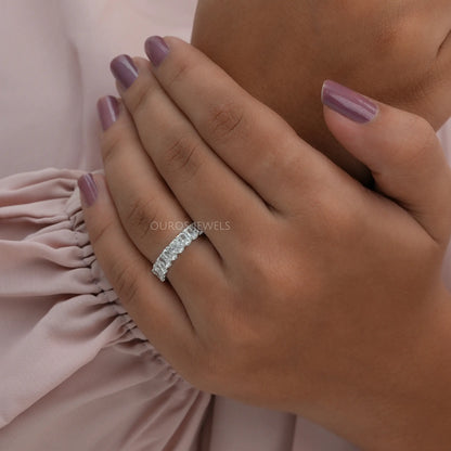 Radiant Cut Lab Grown Diamond Eternity Ring