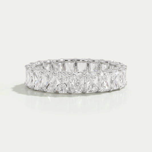 Radiant Cut Lab Grown Diamond Eternity Ring