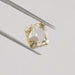 3.45 Carat Rose Cut Yellow Square Radiant Cut Diamond Loose