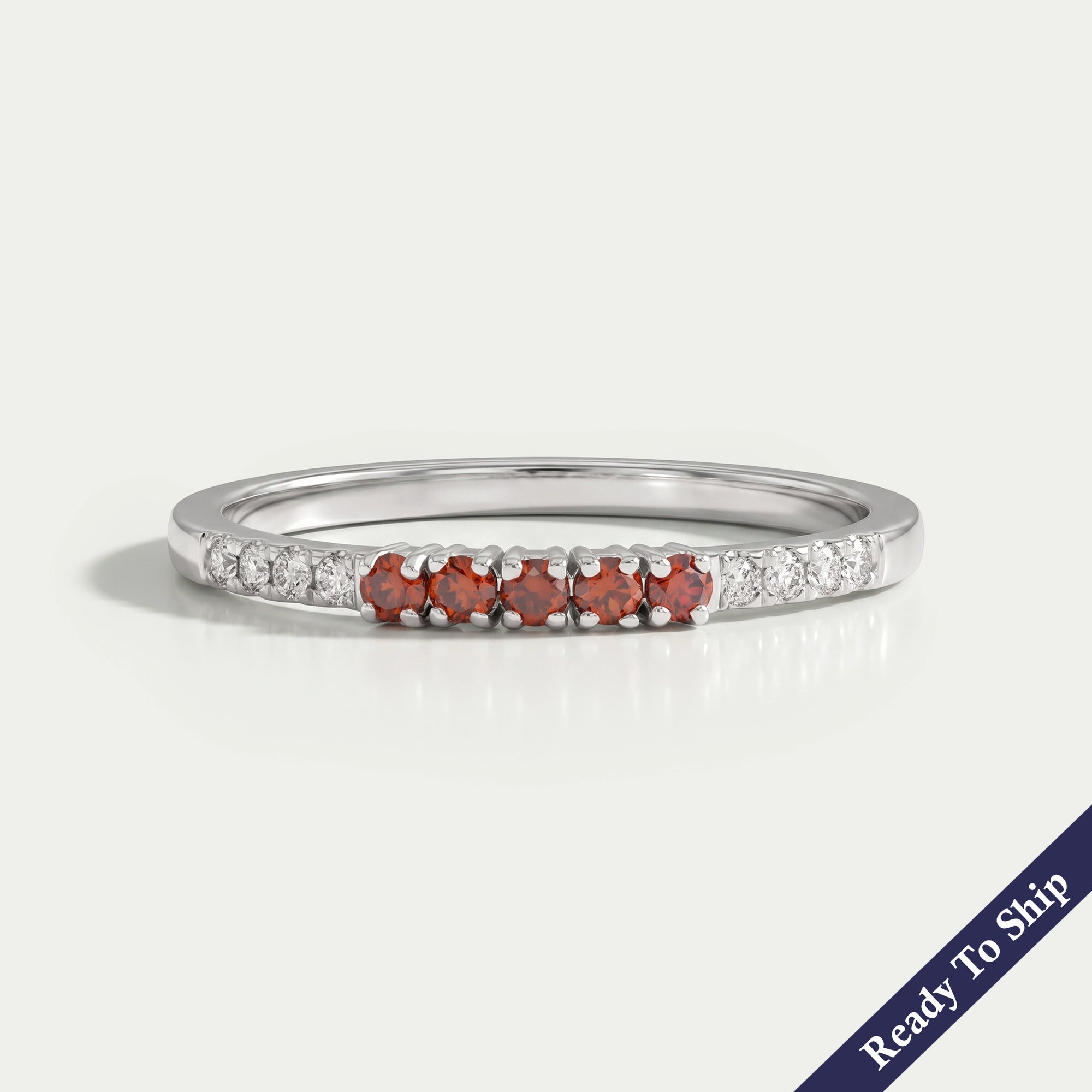 Round Cut Lab Grown Diamond Wedding Band