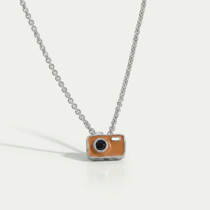 Retro Camera Pendant Necklace For Kids