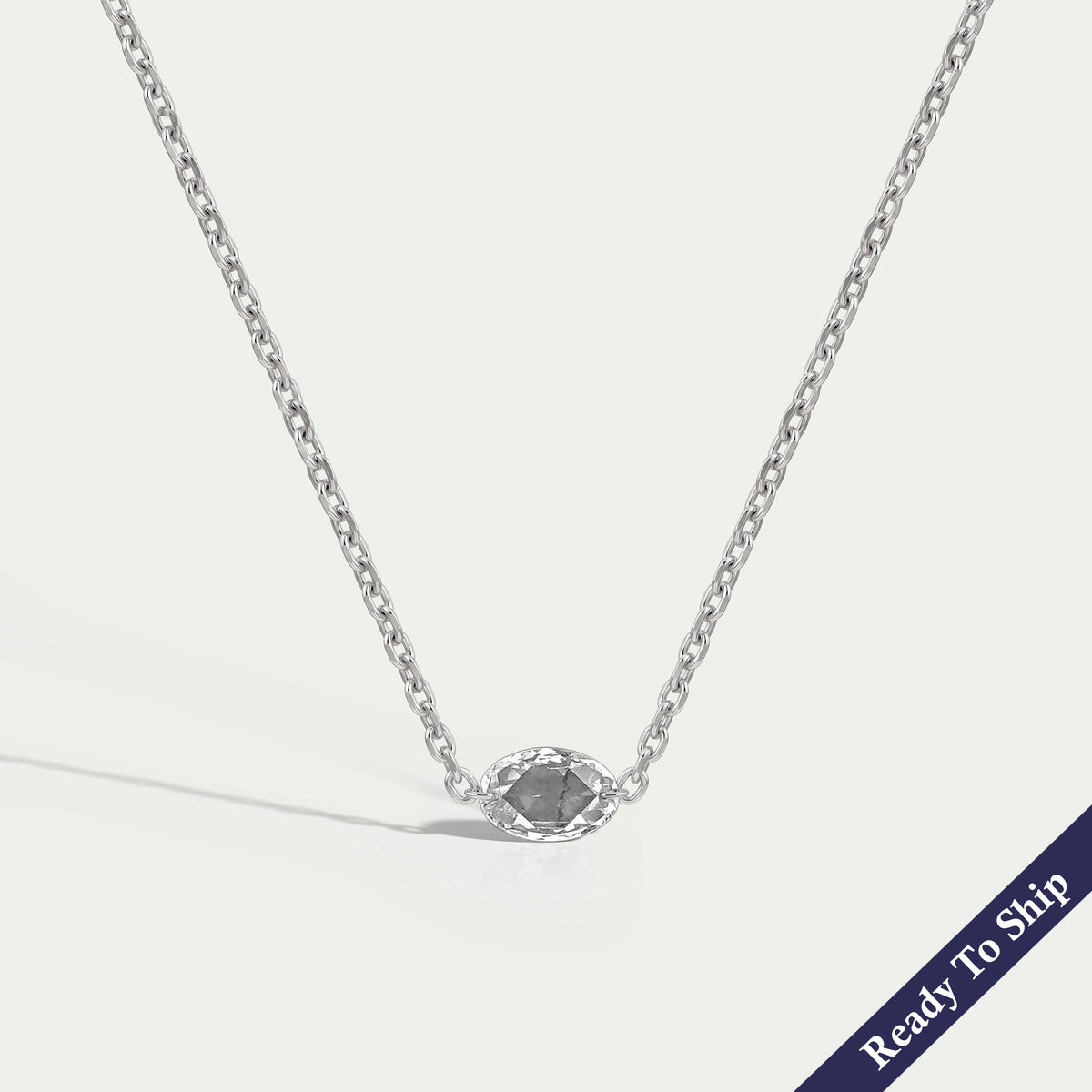 Halskette mit Tennis-Brillanten von Round Lab