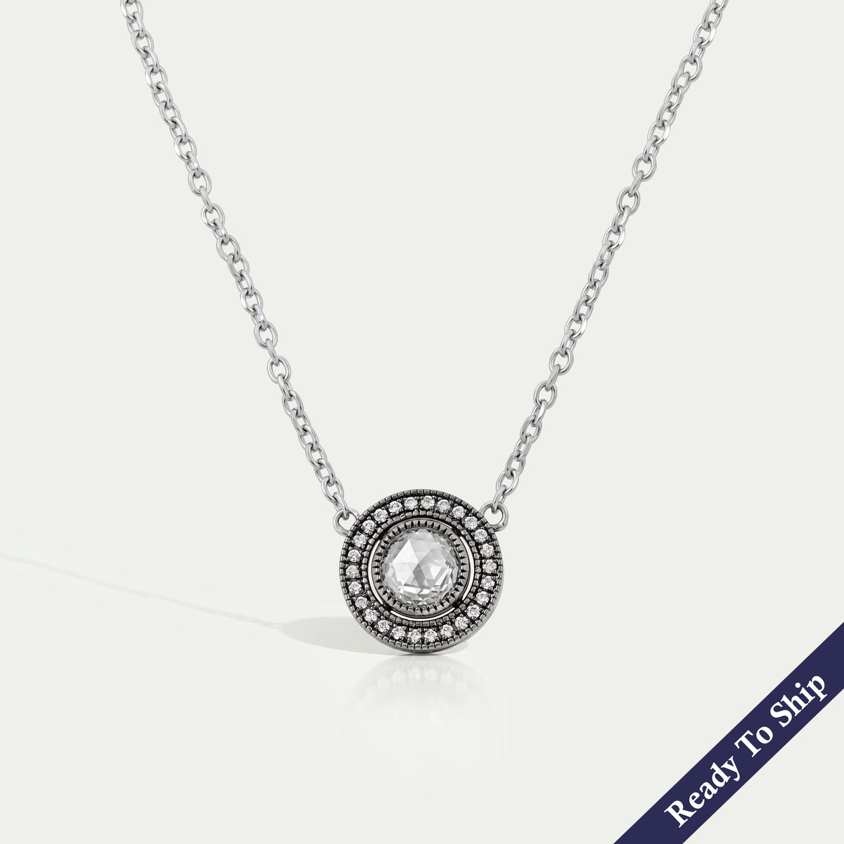 Halskette mit Tennis-Brillanten von Round Lab