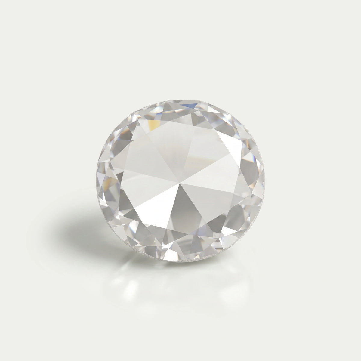 Rose Cut Round Lab Grown Diamond