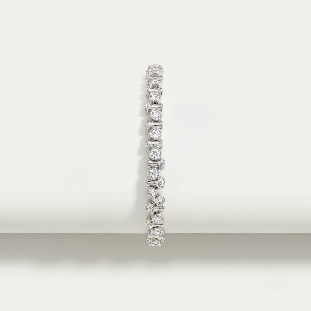 Tennisarmband mit runden Brillanten aus Laborgezüchteten Diamanten