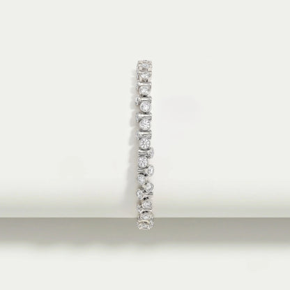 Tennisarmband mit runden Brillanten aus Laborgezüchteten Diamanten