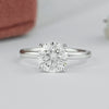 IGI Certified Round Lab Grown Diamond Solitaire Engagement Ring