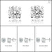 IGI Certified Round Lab Grown Diamond Stud Earrings Earring