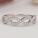 Round Cut Lab Grown Diamond Infinity Band Ring