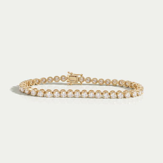 Round Lab Diamond Tennis Bracelet Bracelet