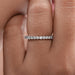 2.10 MM Round Cut Lab Grown Diamond Eternity Wedding Band