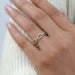 Round Cut Lab Diamond Chain Link Wedding Ring Rings