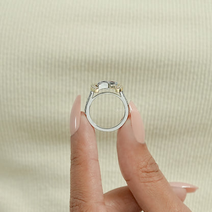 Antique Shape Horse Cut Diamond Ring Ring