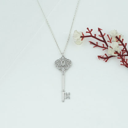 Key Shape Semi Mount Pendant