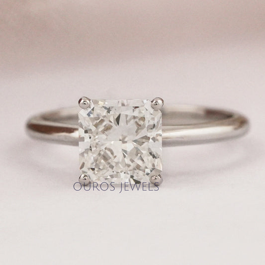 Square Radiant Lab Grown Diamond Solitaire Ring Rings