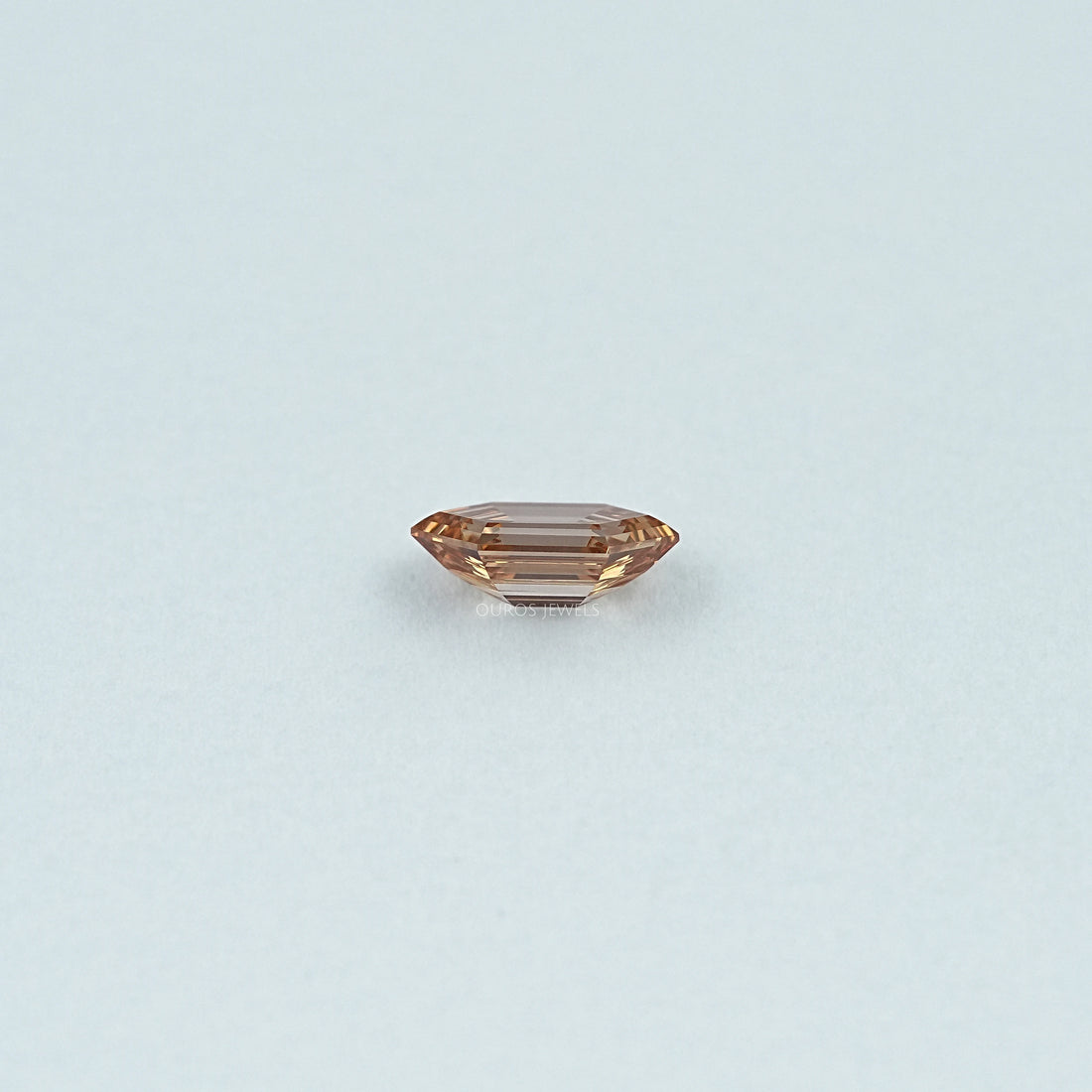 Step Cut Dutch Marquise Lab Champagne Diamond Loose