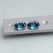 Step Cut Blue Oval Lab Grown Diamond Pair