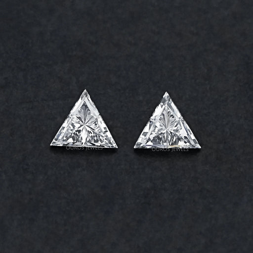 Triangle Cut Lab Grown Diamond Loose Pair Loose