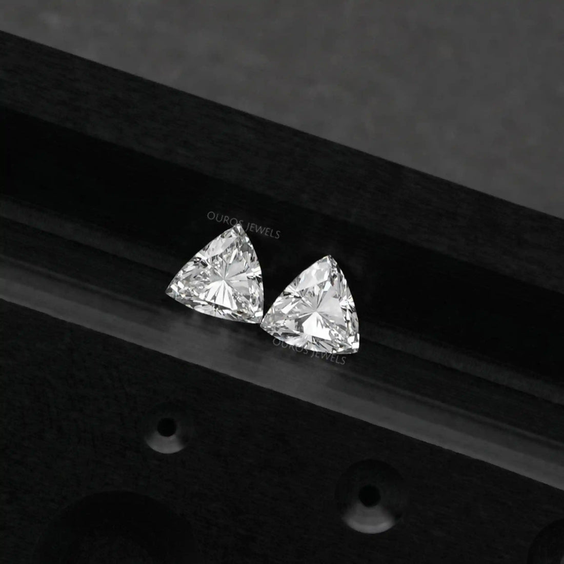 Trillion Cut Lab Grown Diamond Pair Loose
