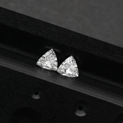 Trillion Cut Lab Grown Diamond Pair Loose