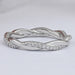 Twisted Infinity Round Diamond Eternity Band Ring