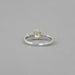 Canary Cushion Cut Lab Diamond Engagement Ring Ring