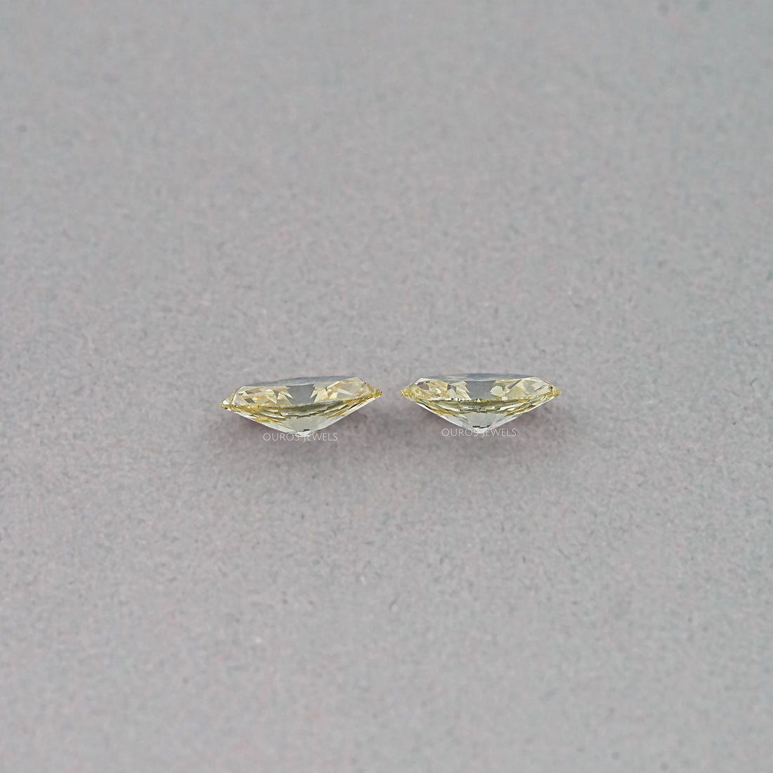 Old Mine Marquise Cut Lab Grown Diamond - Fancy Intense Yellow Loose